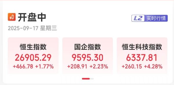 华信投资 科技股爆发带动港股冲高！百度大涨超16％